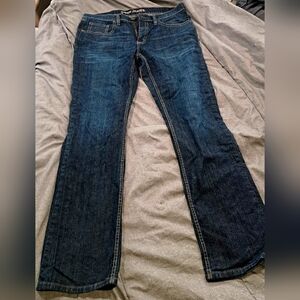 Cody James Mens Dark Wash Bootcut Jeans-36Wx34L